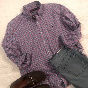 Polo - Multicolor Check Sport Shirt - Size XL